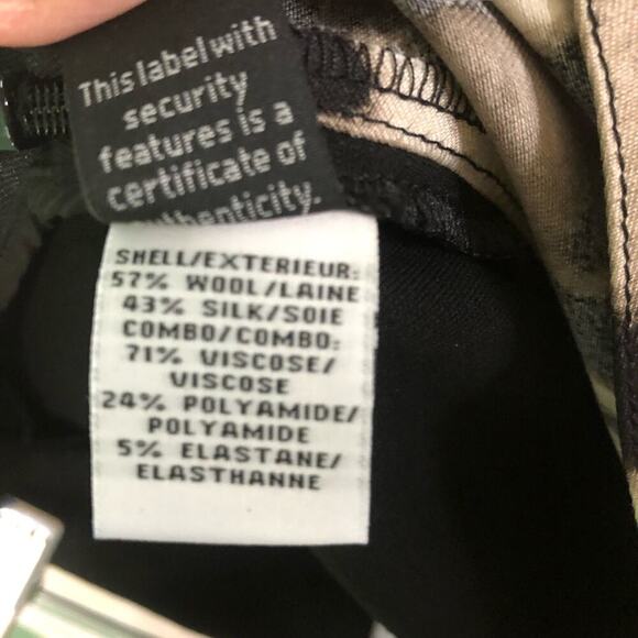 DVF Diane Von Furstenberg Mae Mikado Leopard Print Pencil Skirt Size 0 - Picture 7 of 8